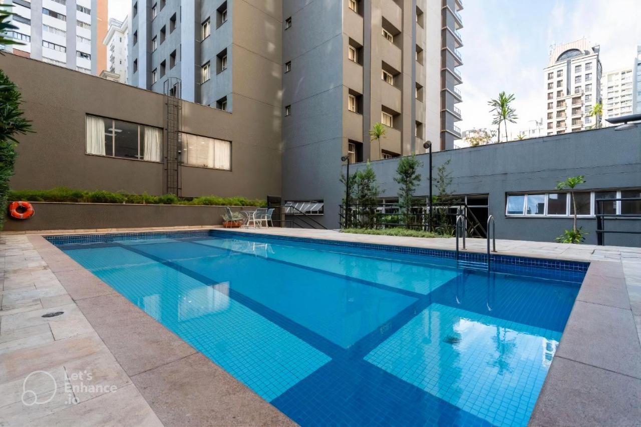 Flat Particular Em Hotel 4 Estrelas Av Paulista ساو باولو المظهر الخارجي الصورة